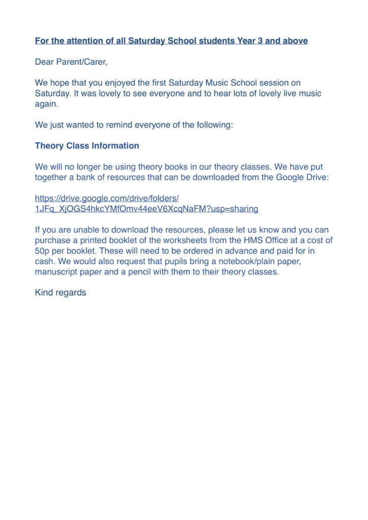 Theory letters